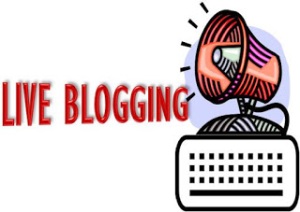 live blogging